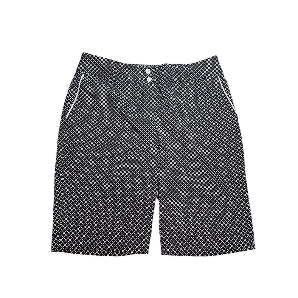 Annika CUTTER and BUCK Women's‎ Shorts Black White Diamond Golf Shorts Size 4